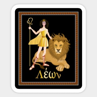 Horoscope Goddess-Leo Sticker